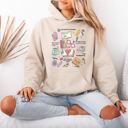 Literary Love Affair Oversized Hoodie hoodie Organic Cotton