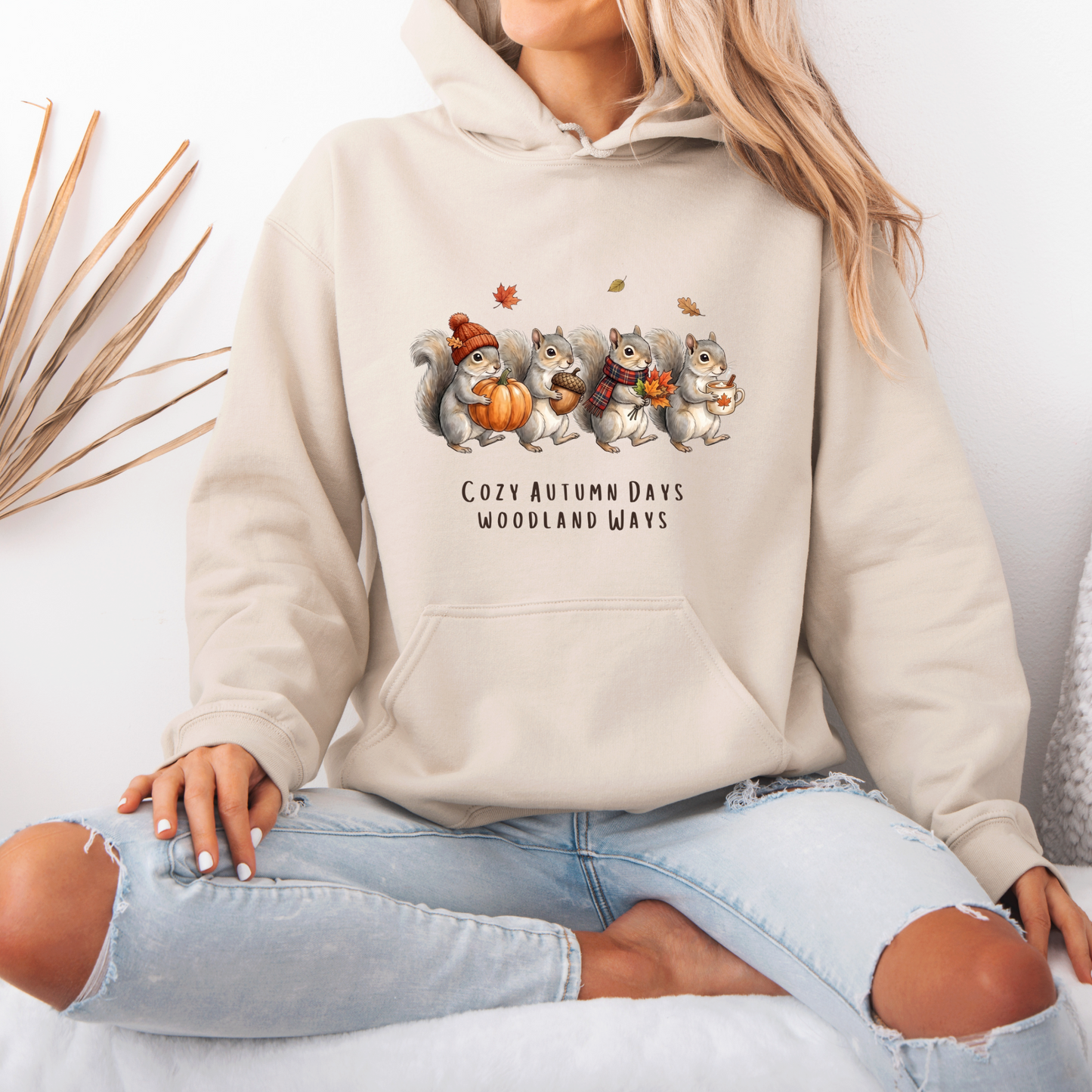 🐿️ Cozy Autumn Days Woodland Ways Hoodie 🍂🎃