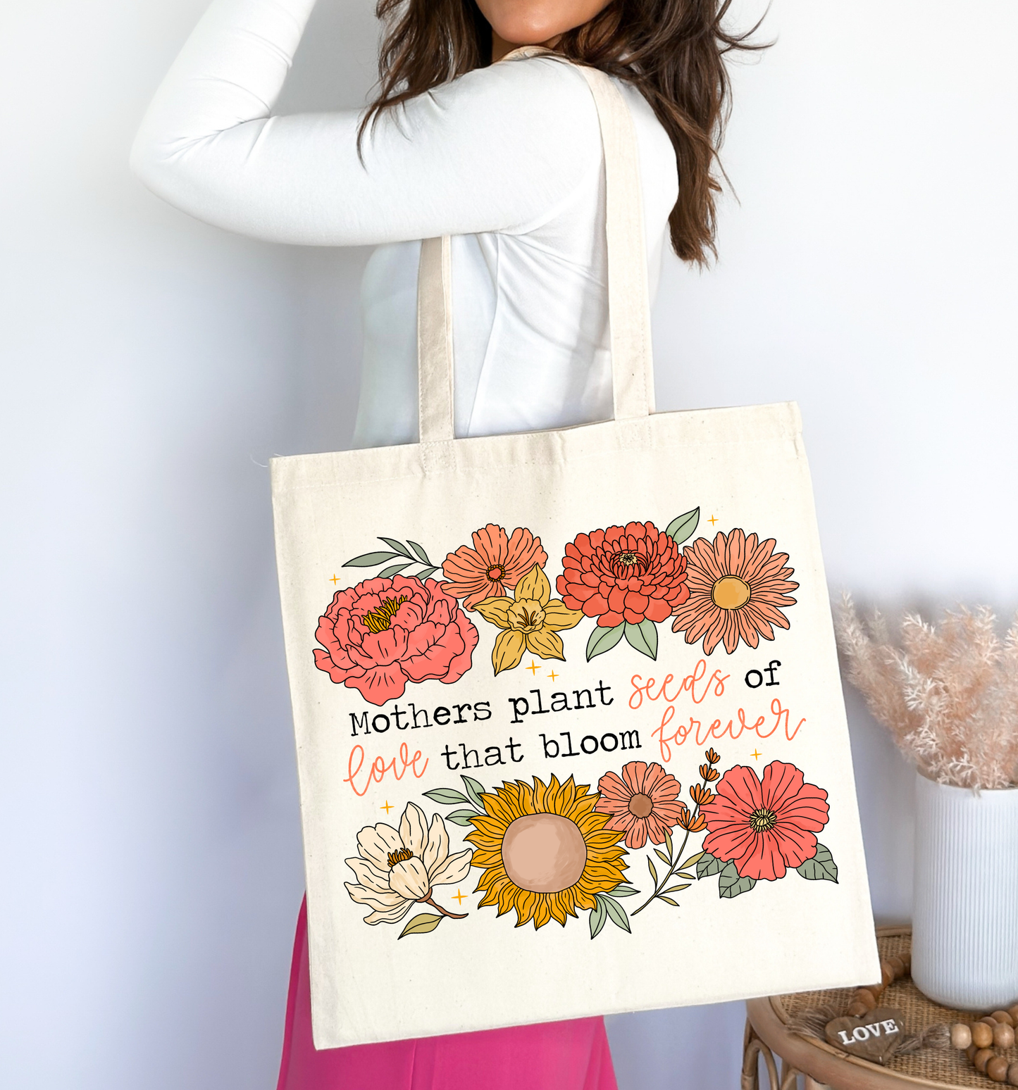 Floral Mum Tote Bag 💐