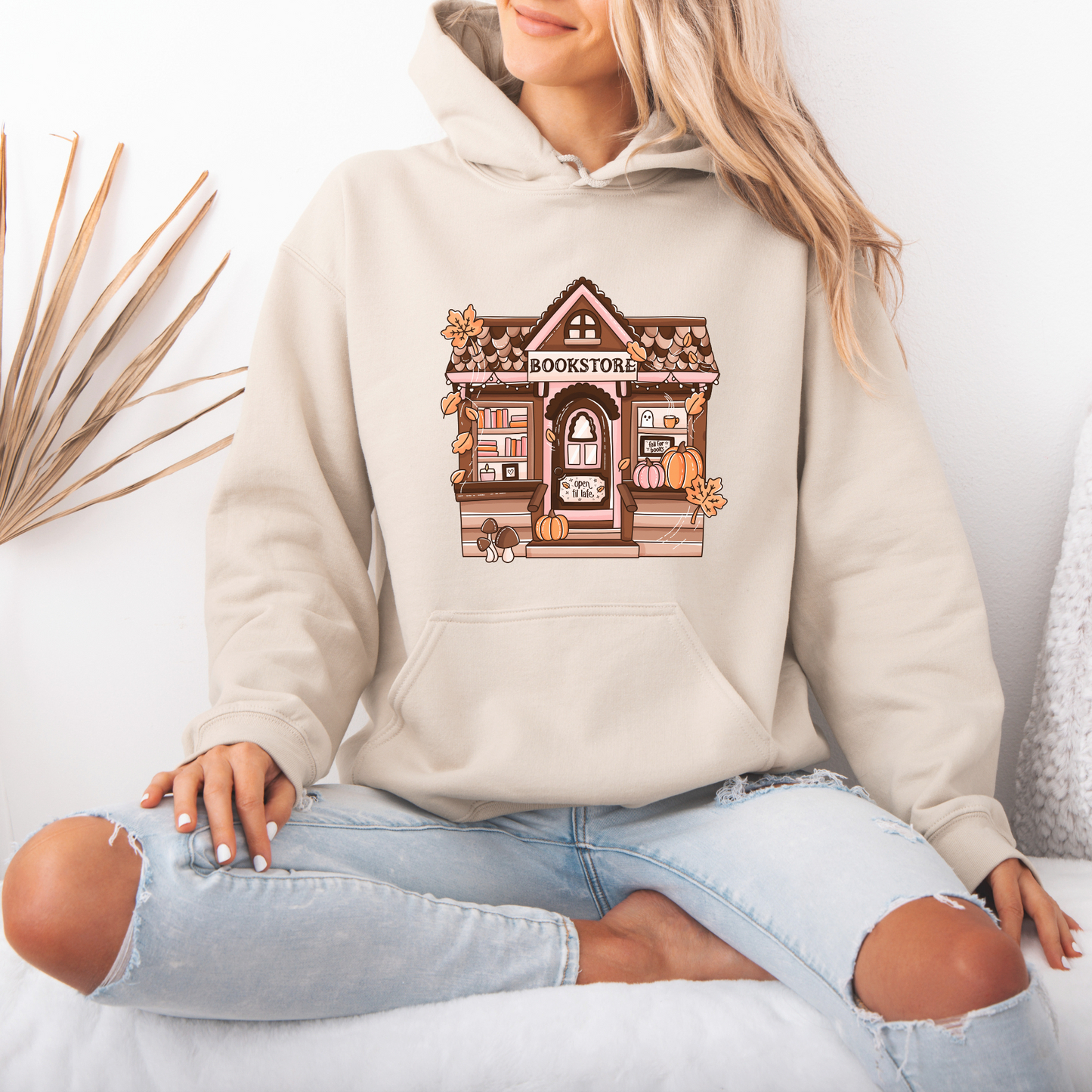 Fall Bookstore Luxuriously Thick Hoodie