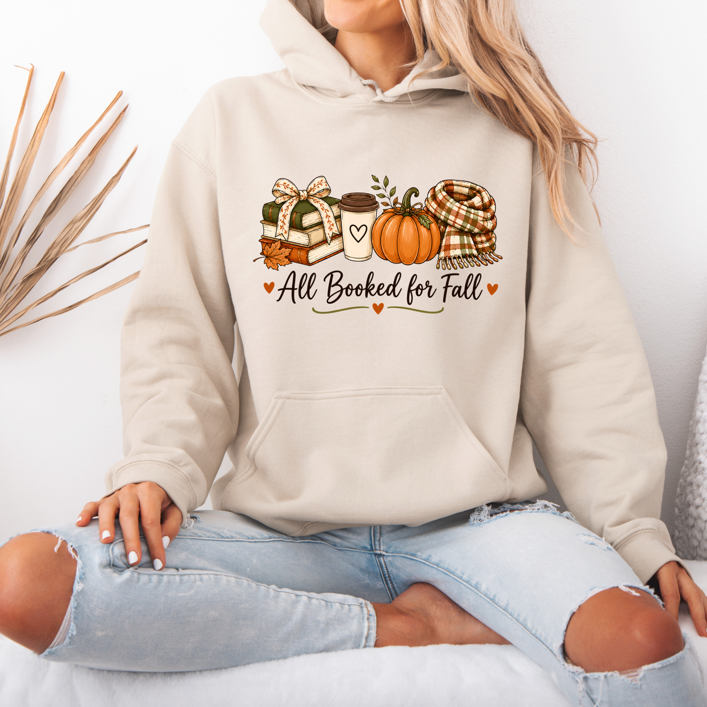 🍂 All Booked for Fall Hoodie 🦊🍂