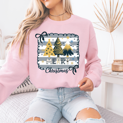 💛 Golden Merry Christmas🎄 Organic Cotton Sweatshirt