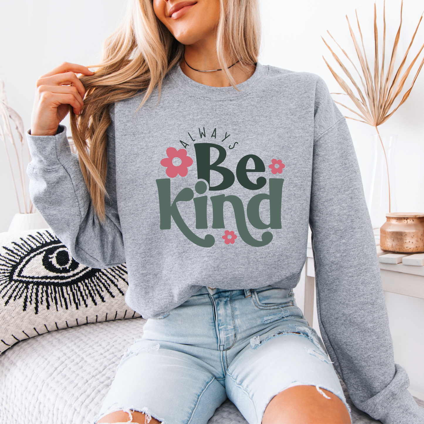Always Be Kind Cotton Sweatshirt