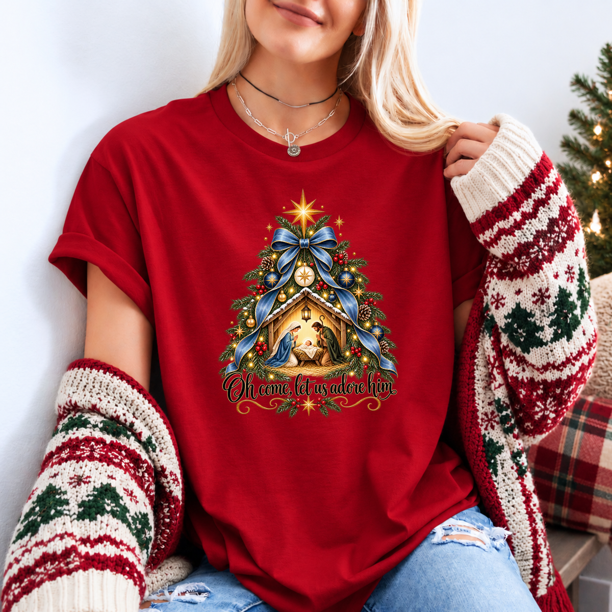 The Miracle of Christmas 🌟 Organic Cotton Christmas T-Shirt