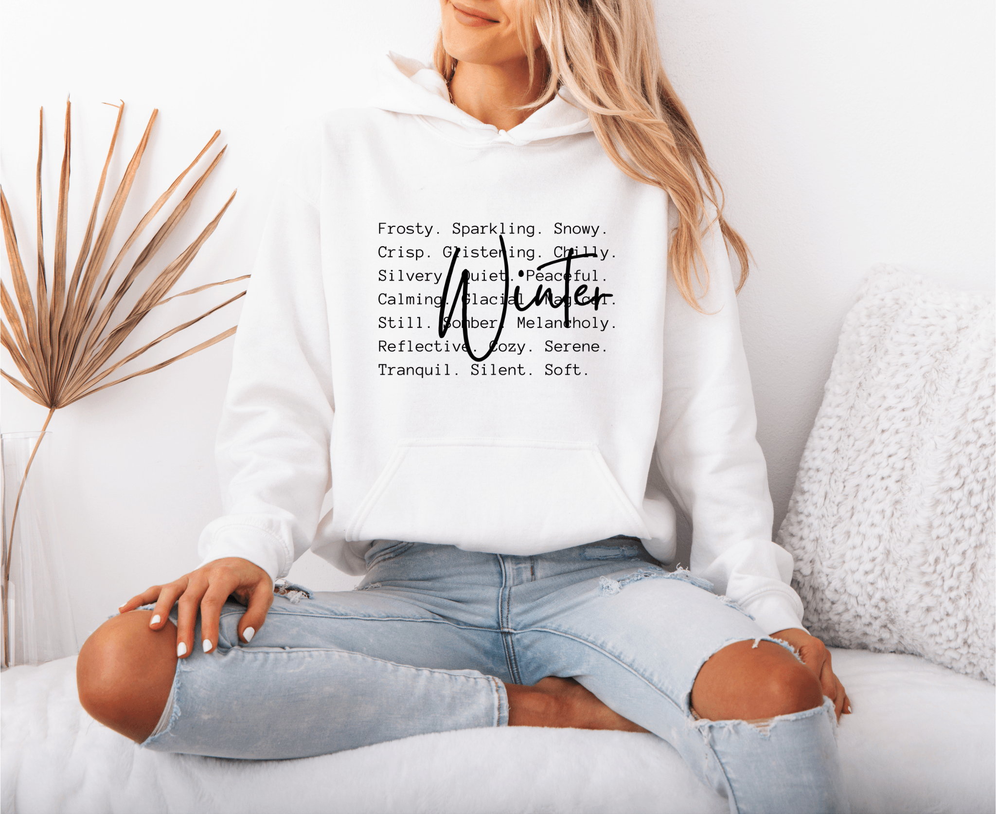 Winter Words Oversized Hoodie