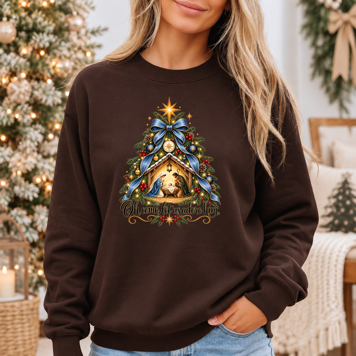 The Miracle of Christmas 🌟  Cosy Christmas Sweatshirt