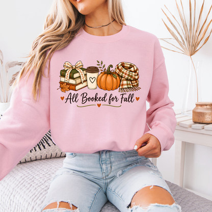 🍂 All Booked for Fall Bookish Sweatshirt 📚✨