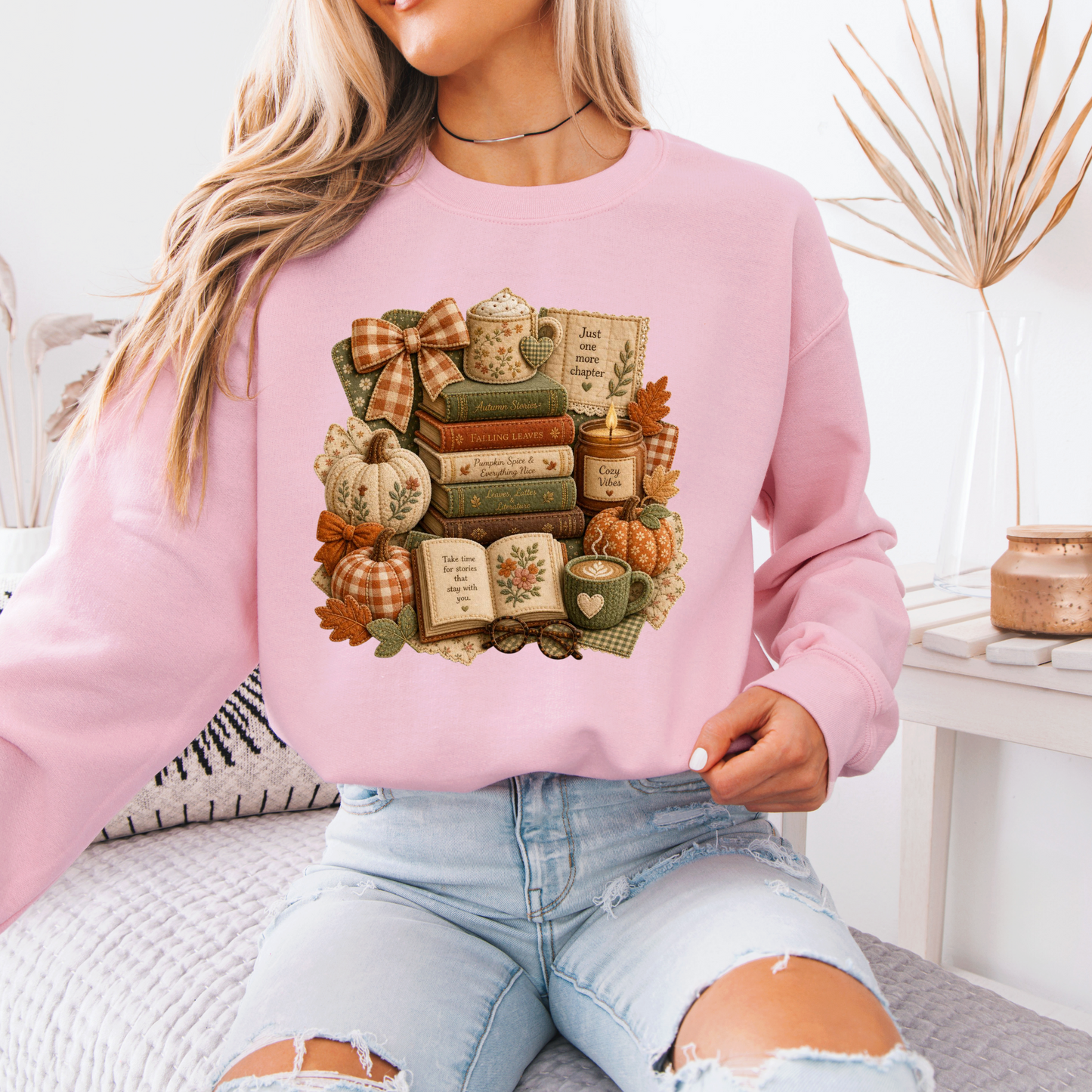 🍂📚 Autumn Stories & Cozy Chapters Sweatshirt 🎃☕