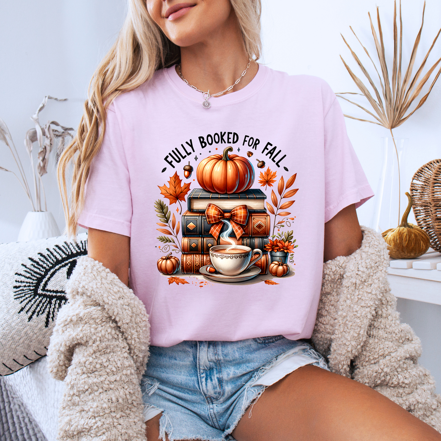🍂📚 Fully Booked for Fall T-Shirt 🎃☕