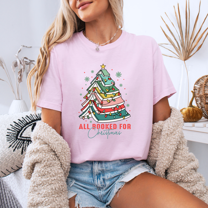 📚🎄 All Booked for Christmas ✨  100% Organic Cotton T-Shirt
