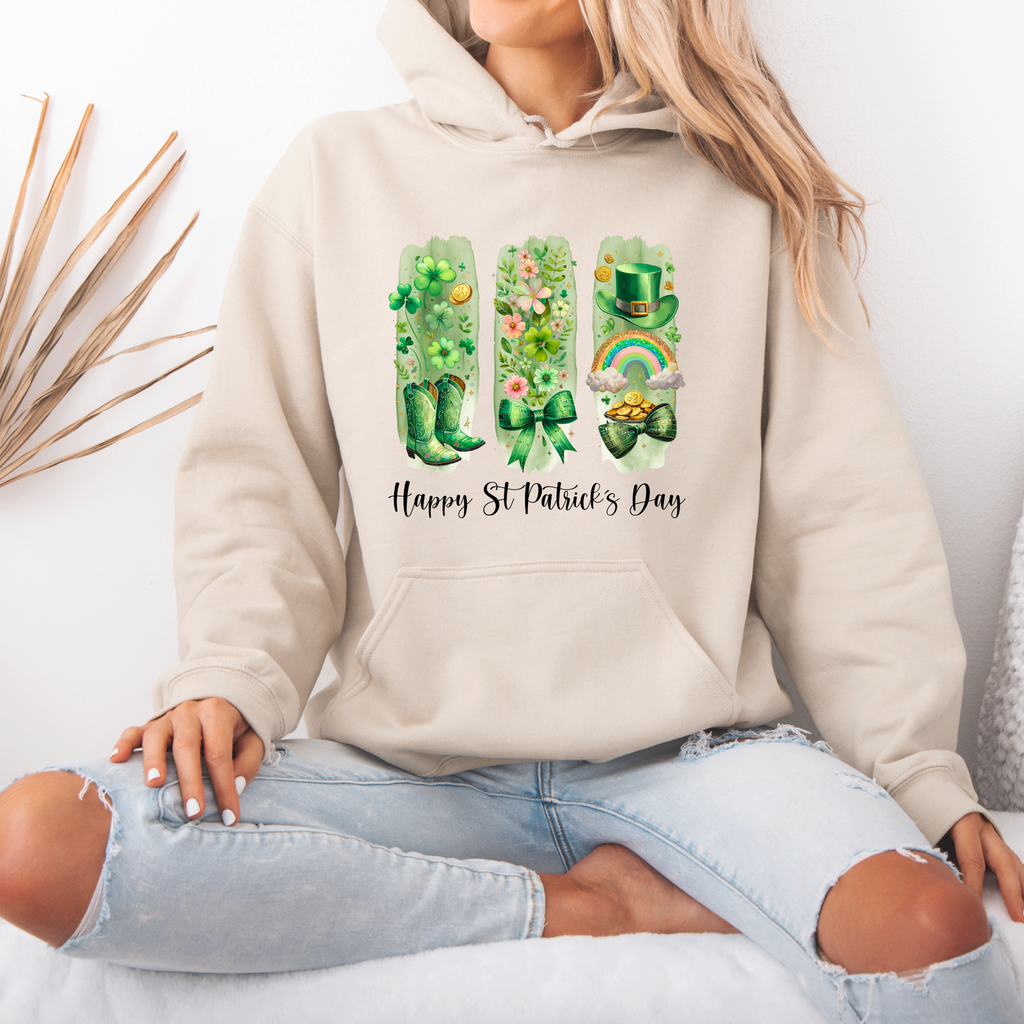 Emerald Dreams St. Patrick’s Day Hoodie 🍀🌈✨