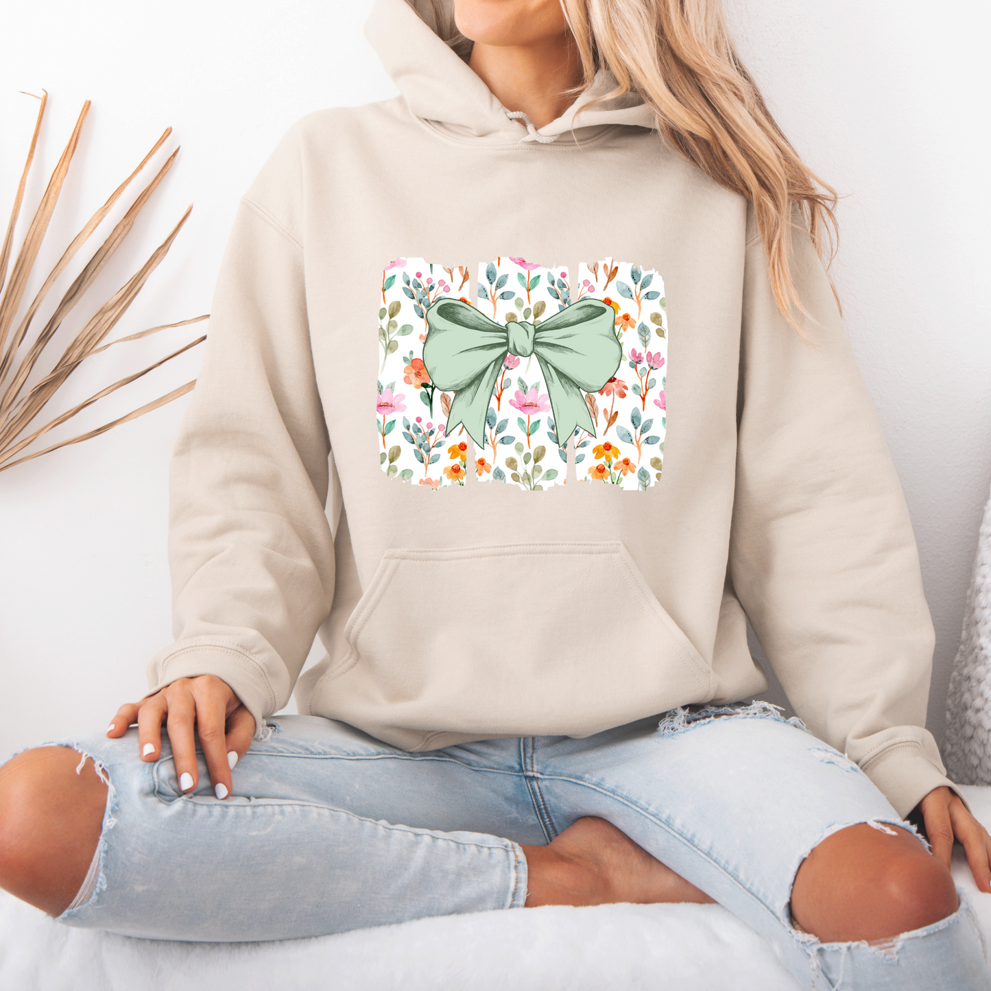 Floral Bow ✨Luxuriously Thick Hoodie✨ 🎀