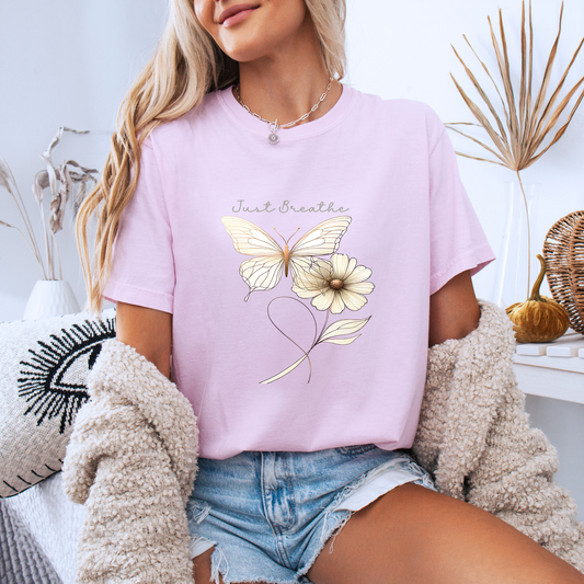 Just Breathe Butterfly & Bloom Hoodie 🦋🌼