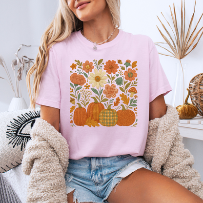 Harvest Stitch Garden - 100% Organic cotton T-shirt