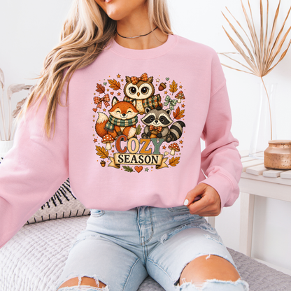 🍂☕ Cozy Season Friends Soft Sweatshirt 🎃✨