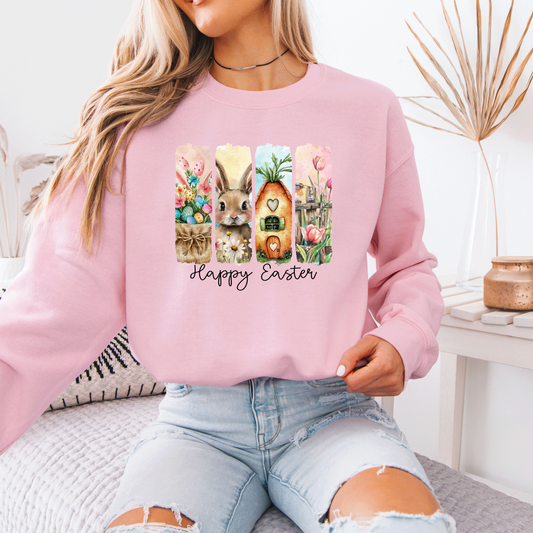 Happy Easter Bunny Sweatshirt 🐰🌸🥕✨