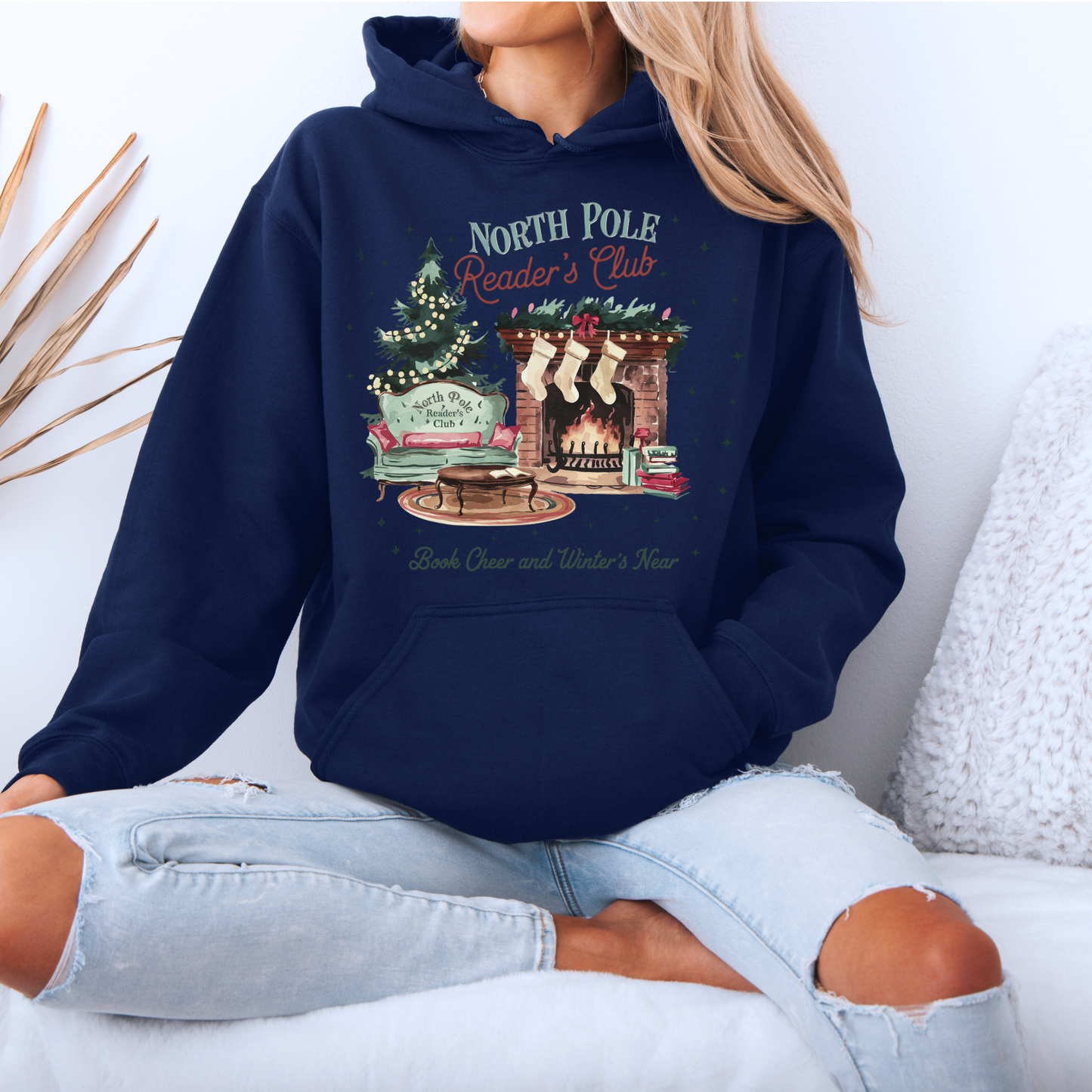 📚❄️ North Pole Reader’s Club ❄️📚 Luxuriously Thick Hoodie