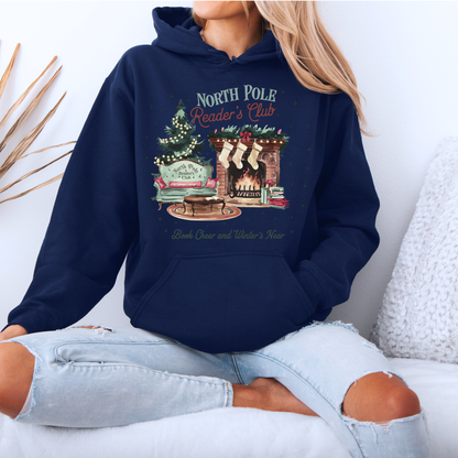 📚❄️ North Pole Reader’s Club ❄️📚 Luxuriously Thick Hoodie