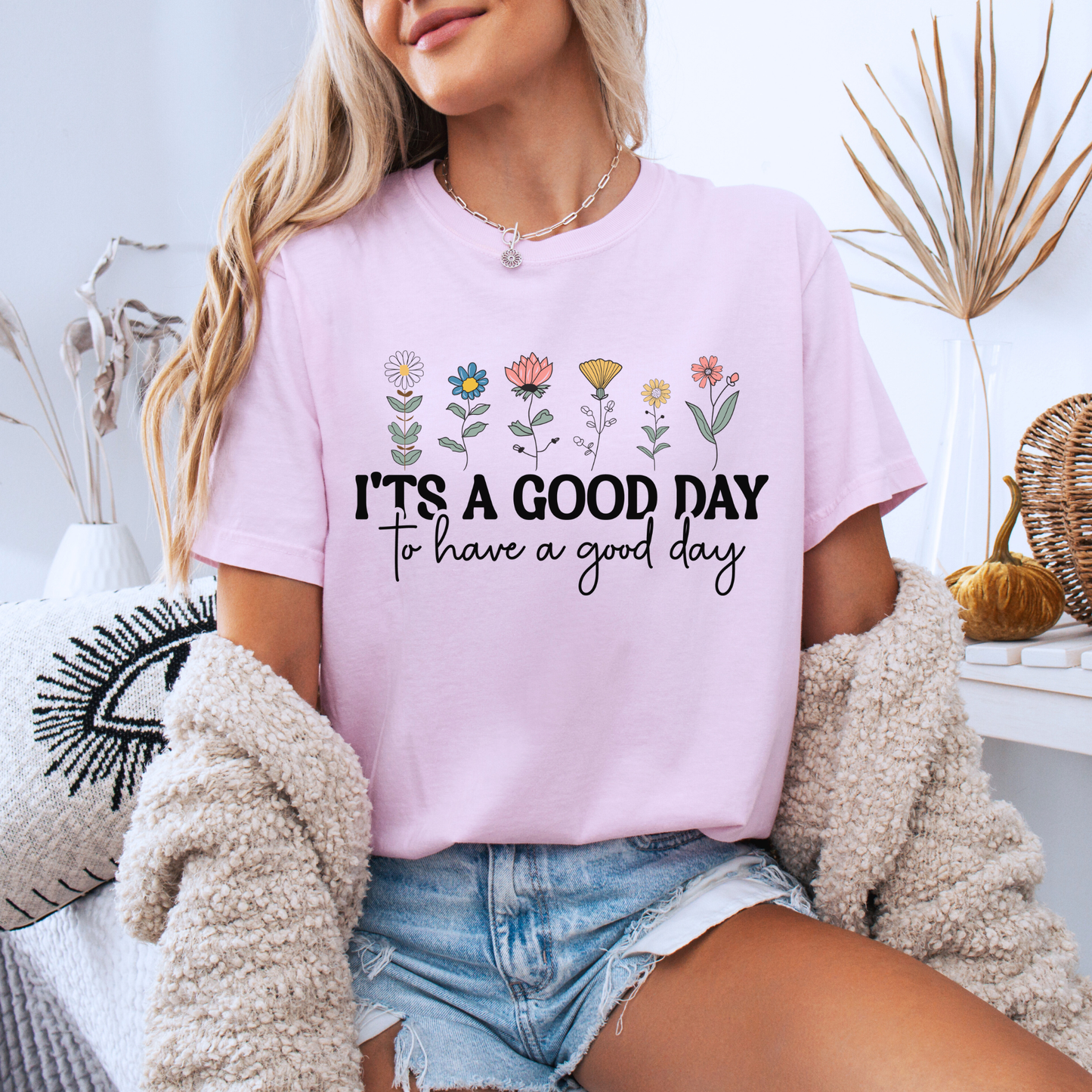 Good Day Wildflowers 🌼 t-shirt 100% Organic Cotton