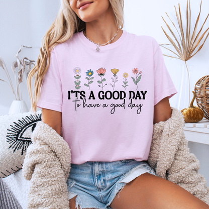 Good Day Wildflowers 🌼 t-shirt 100% Organic Cotton