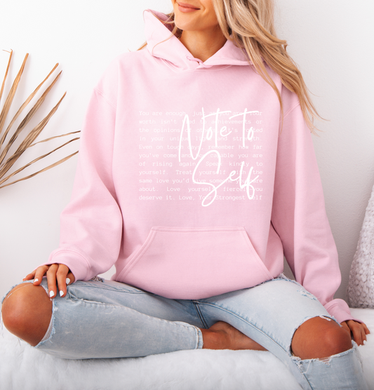 Note to Yourself Oversized Hoodie Organic Cotton
