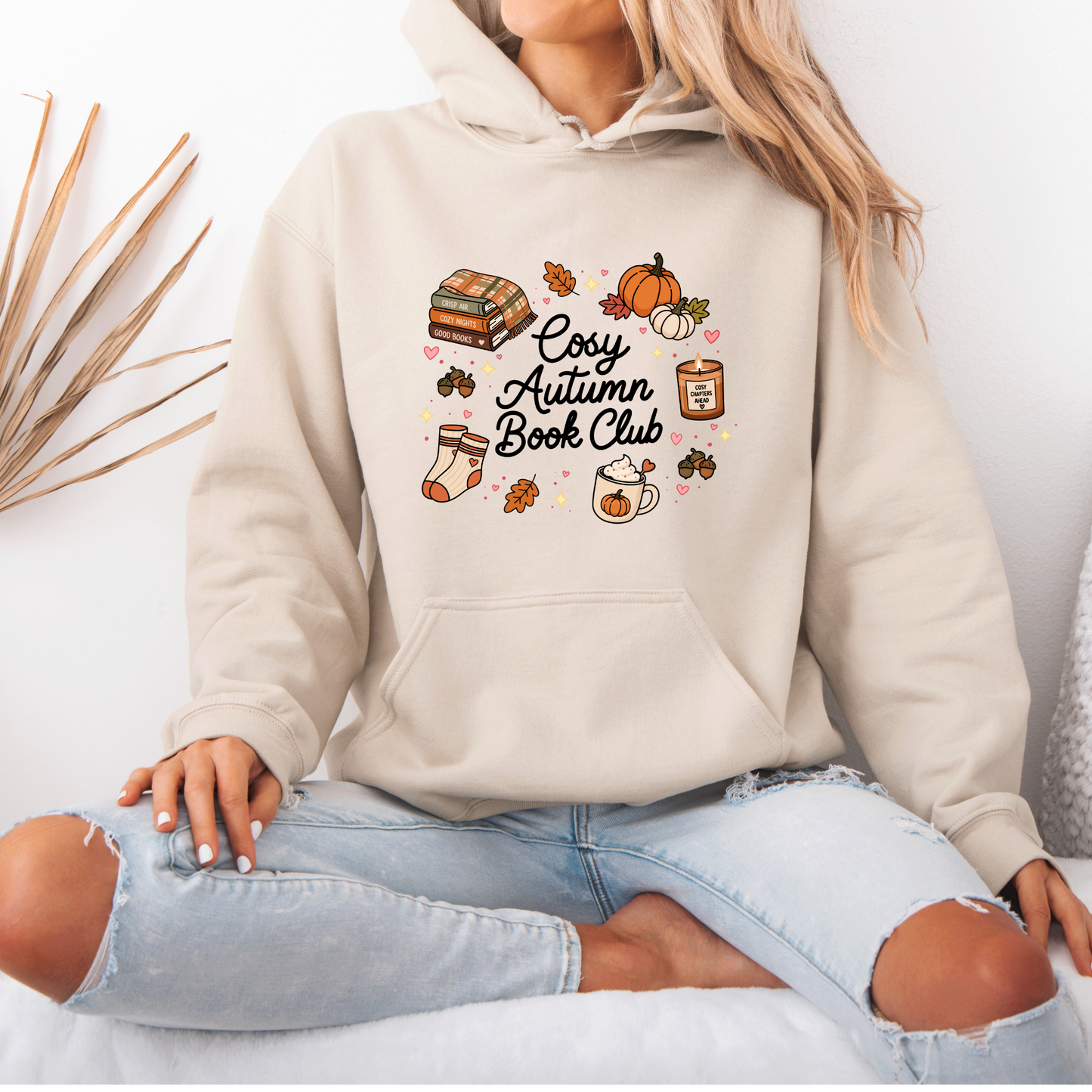 Cosy Autumn Book Club Hoodie 📚🍂