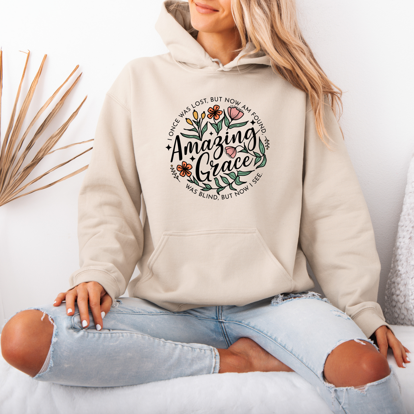 Amazing Grace Cotton Hoodie