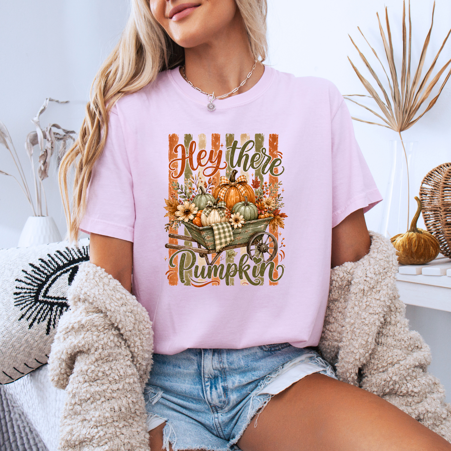 Hey There Pumpkin Autumn T-Shirt 🎃🍂