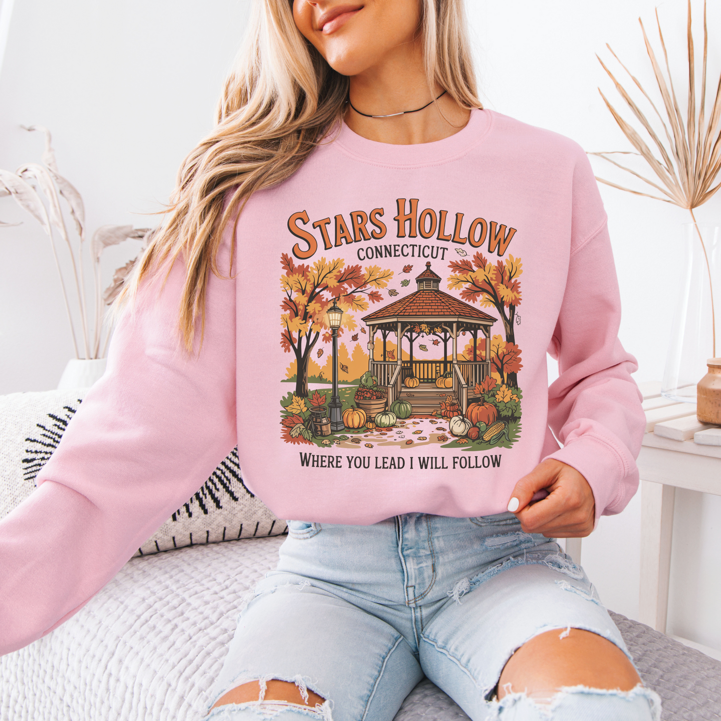 🍂 Stars Hollow Connecticut Sweatshirt 🎀☕Cotton Sweatshirt