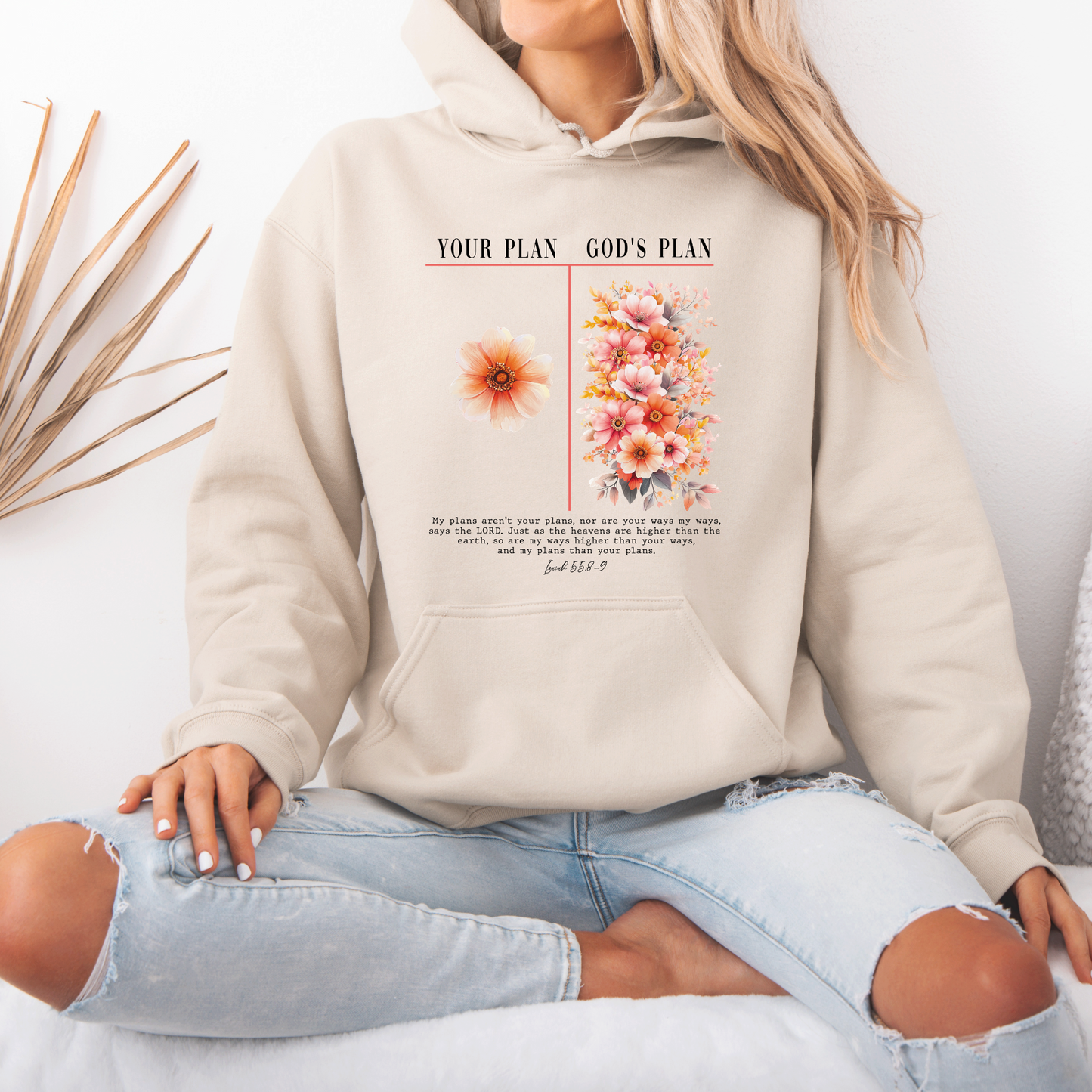 🙏 God’s Plan Floral Luxuriously Thick Hoodie ✨