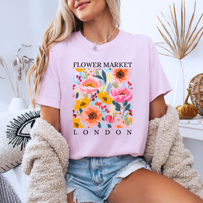 Evening Blossom Garden 🌺 t-shirt 100% Organic Cotton