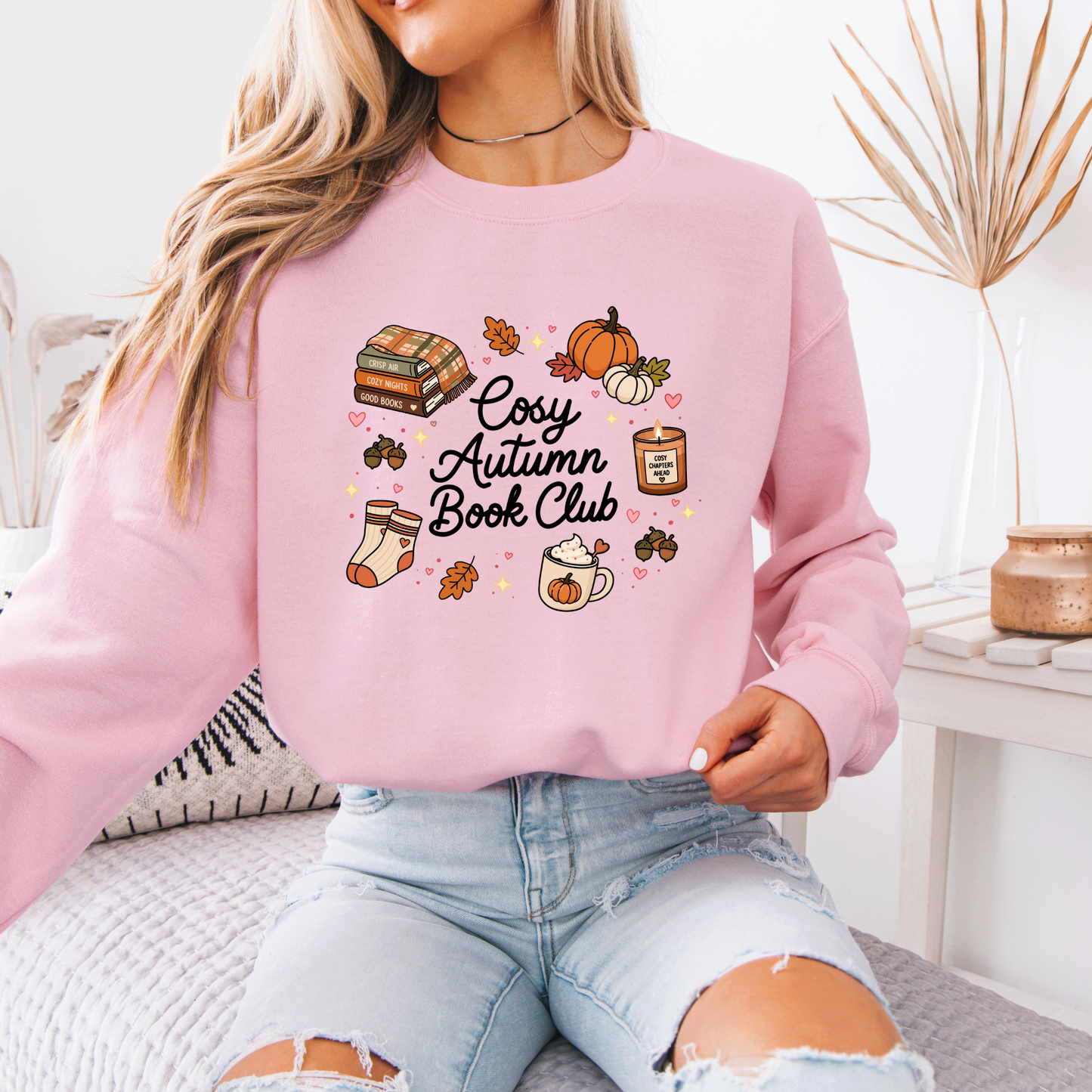 Cosy Autumn Book Club Sweatshirt 📚🍂