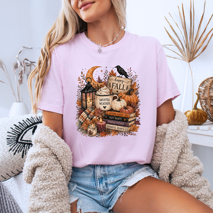🍂🎃 Happy Fall Sweater Weather T-Shirt 🎃🍂