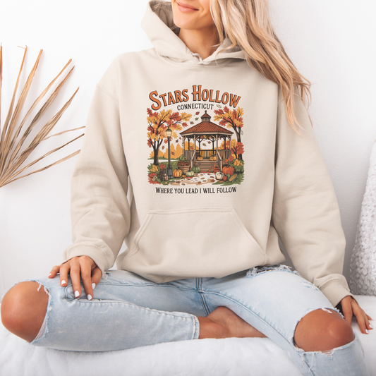 🎀 Cozy Stars Hollow Fall 🍂Luxuriously Thick Hoodie