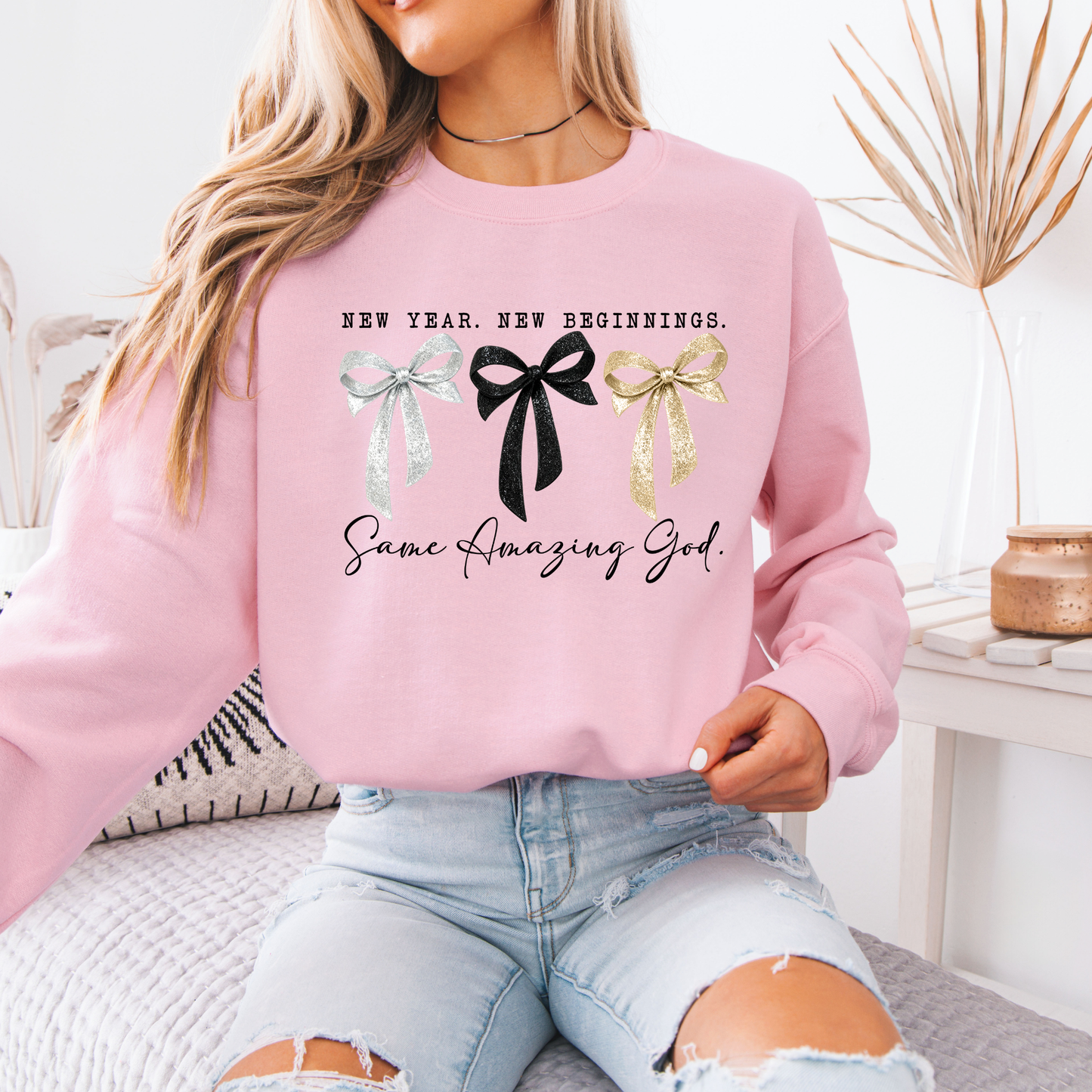 ✨ New Year New Beginnings🎀🙏 Organic Cotton Sweatshirt