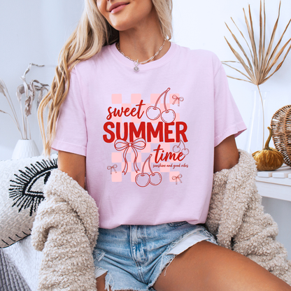 🍒🎀 Sweet Summer Cherry T-Shirt ☀️✨