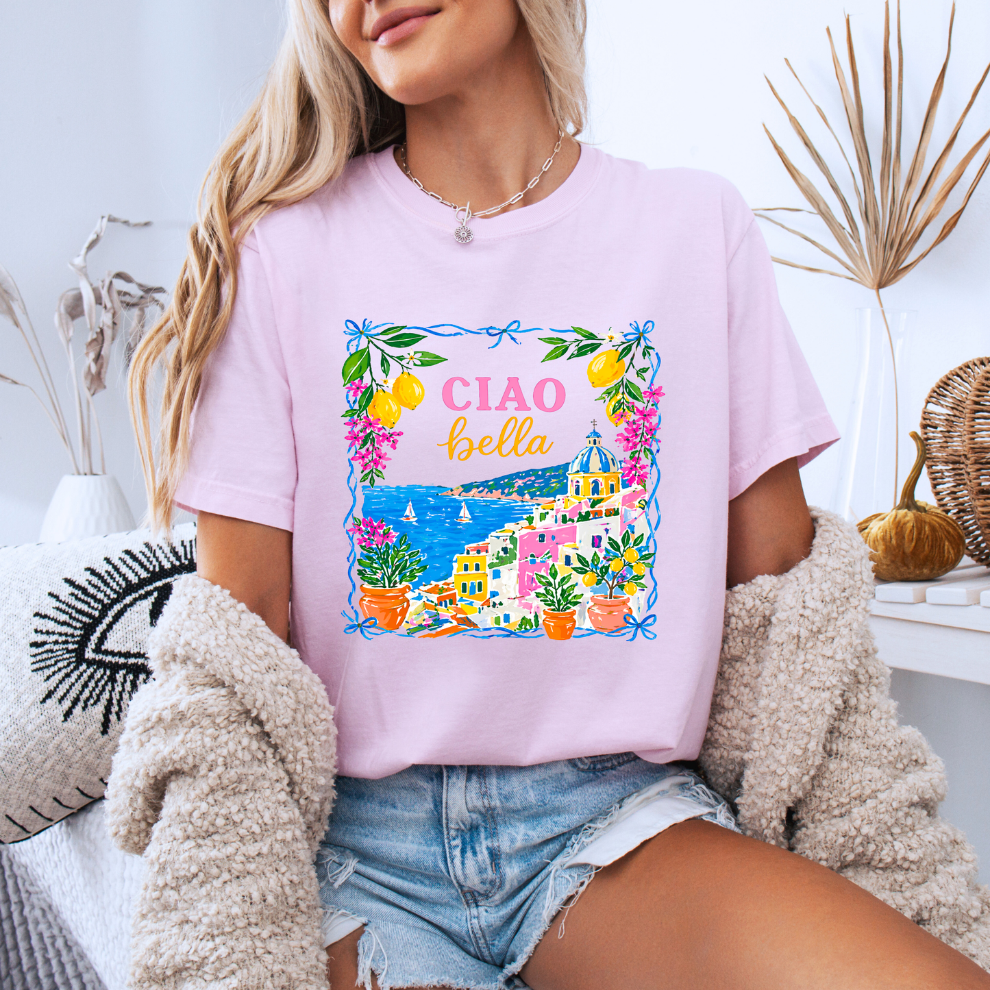 💙 Ciao Bella Seaside T-Shirt 🍋🌊