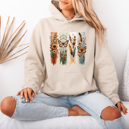 Dreamcatcher Whispers Oversized Hoodie hoodie Organic Cotton
