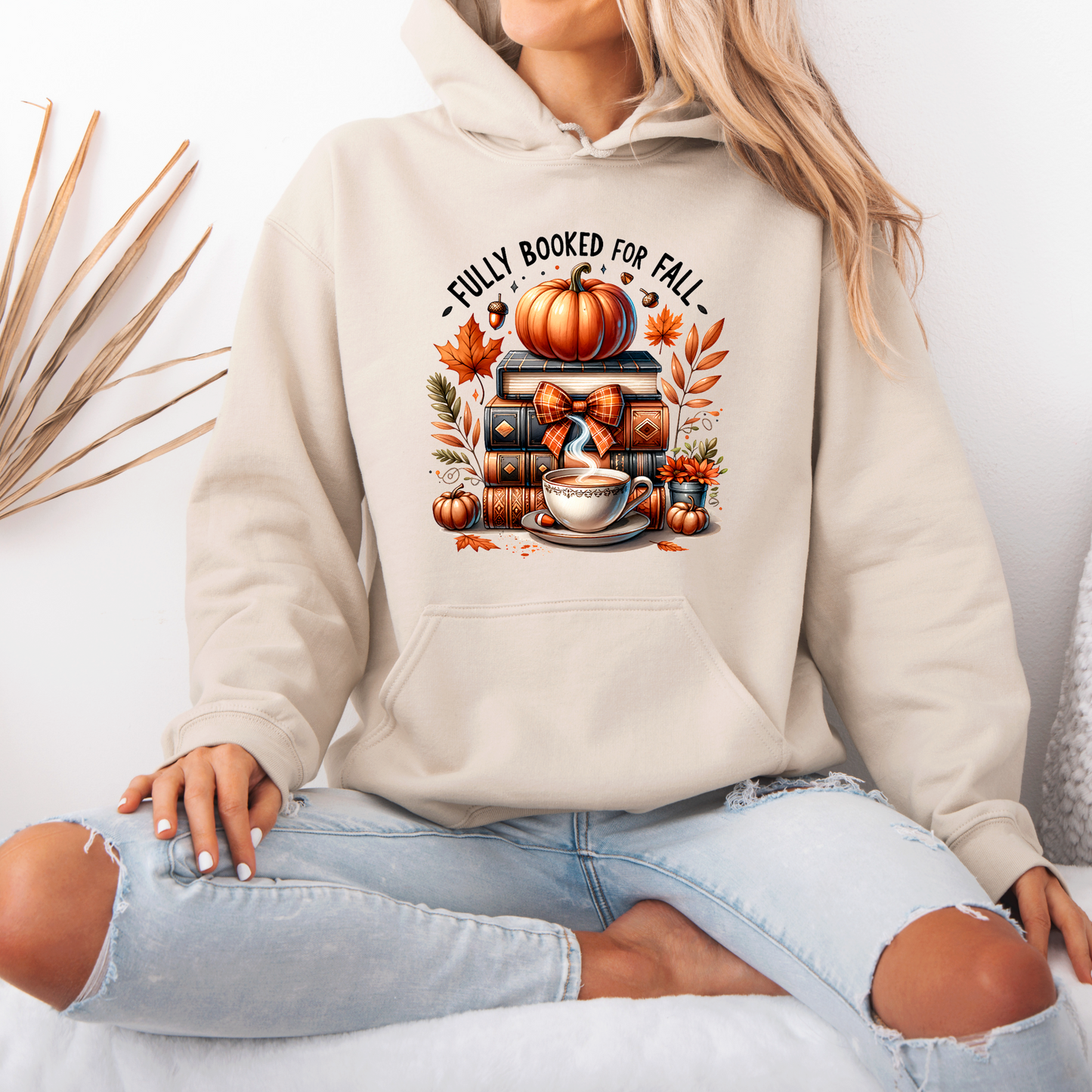 🍂📚 Fully Booked for Fall Hoodie 🎃☕