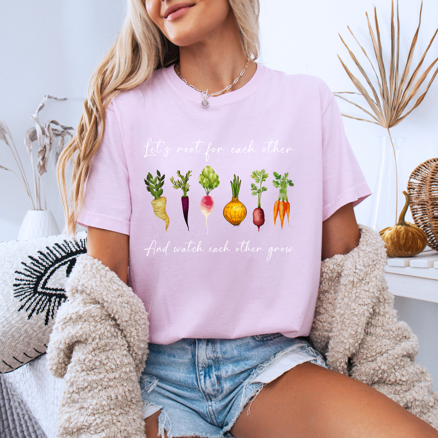 🌱🥕 Let's Root for Each Other T-Shirt