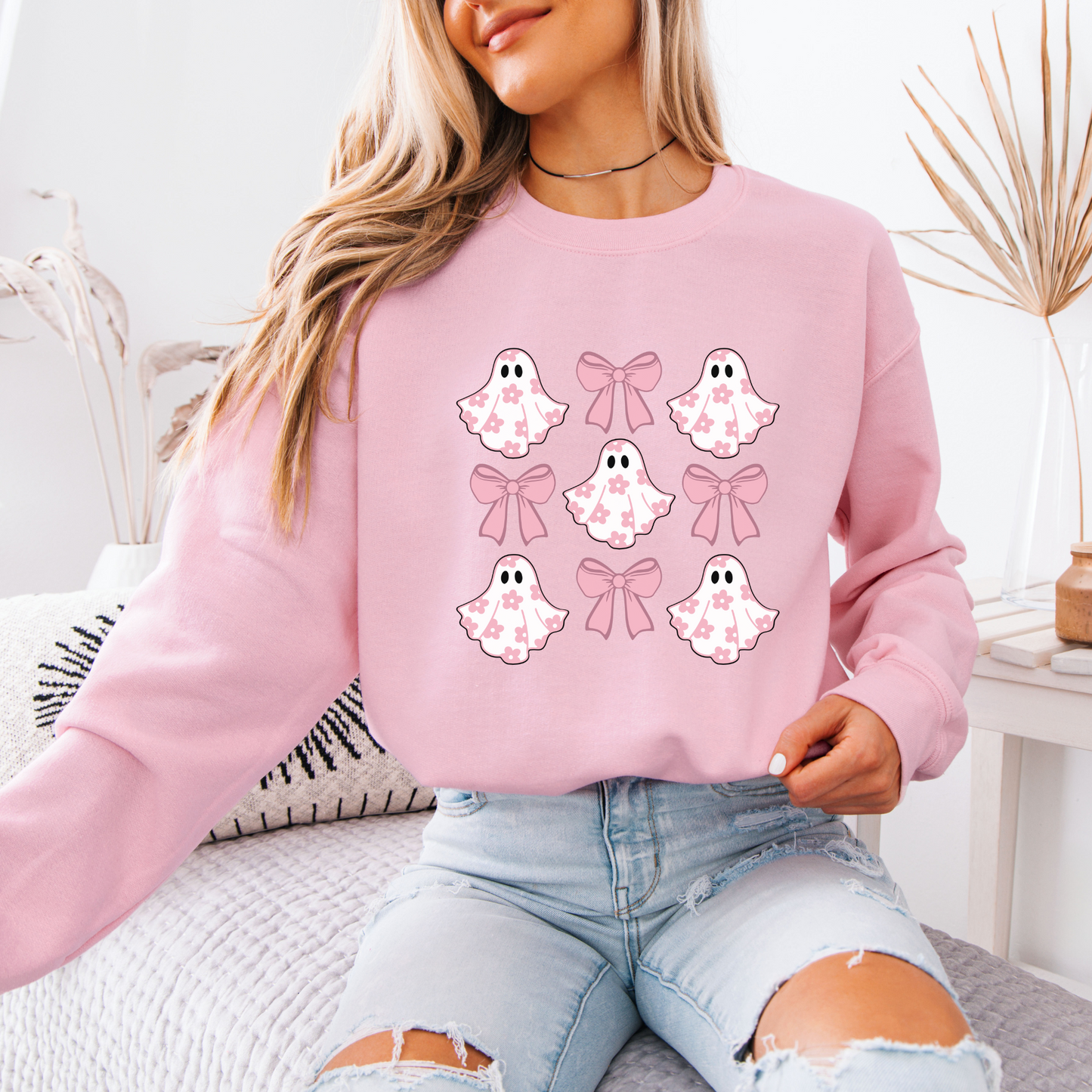 Ghost Bow Organic Cotton Crewneck Sweatshirt