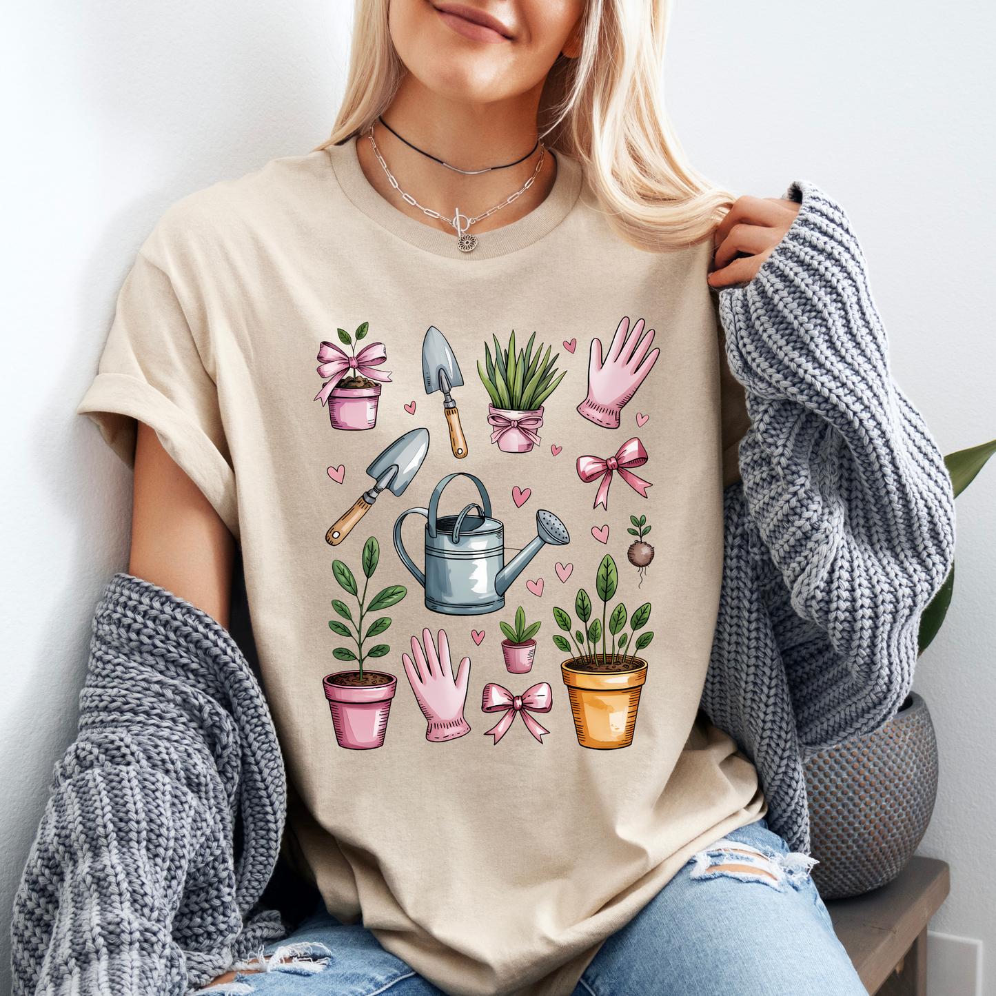 Garden Girl Era T-shirt 100% Organic Cotton