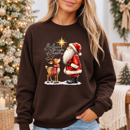 Believe in the Magic of Christmas 🎅🦌✨ Cosy Christmas Sweatshirt