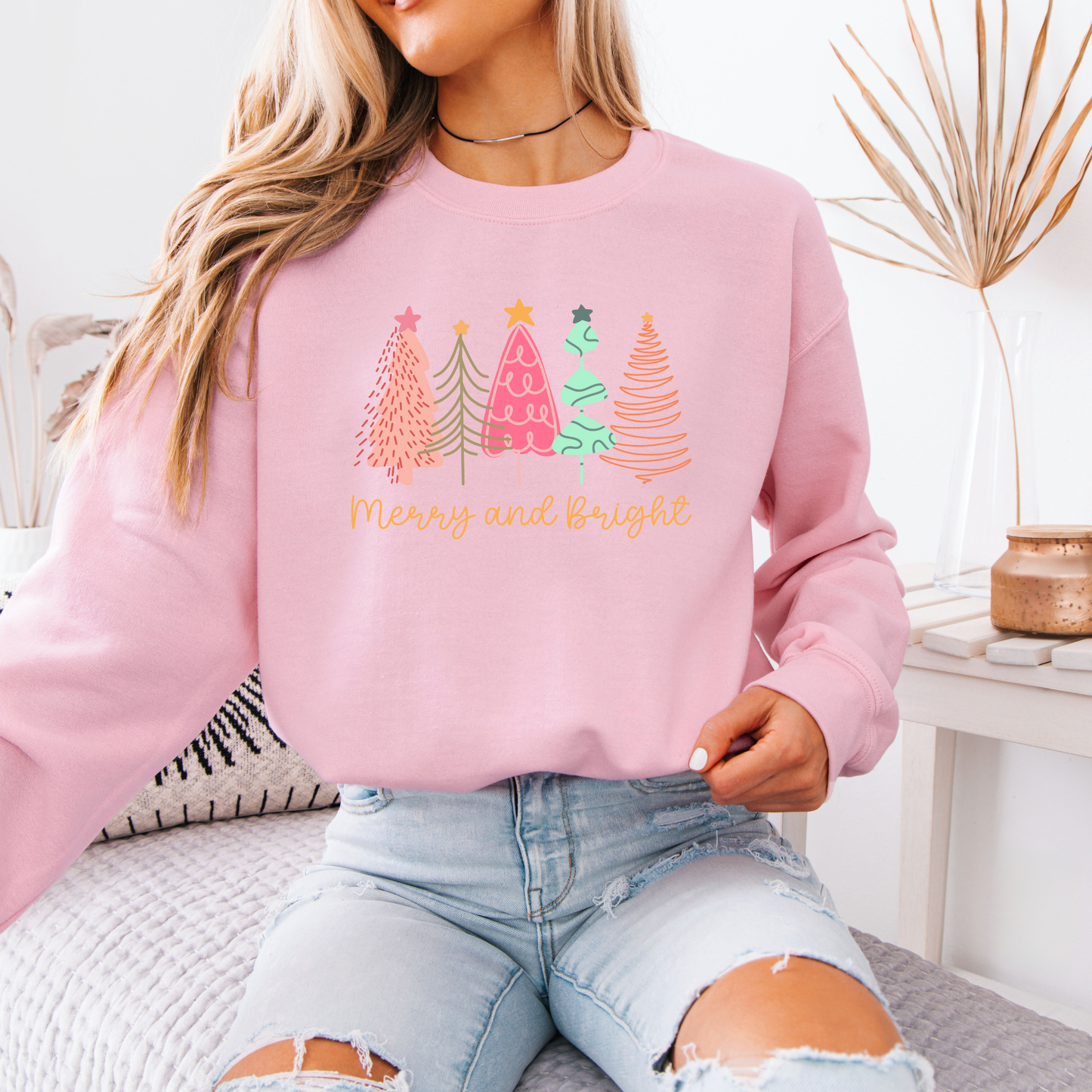 🎄Merry & Bright Forest 🌟 Organic Cotton Sweatshirt