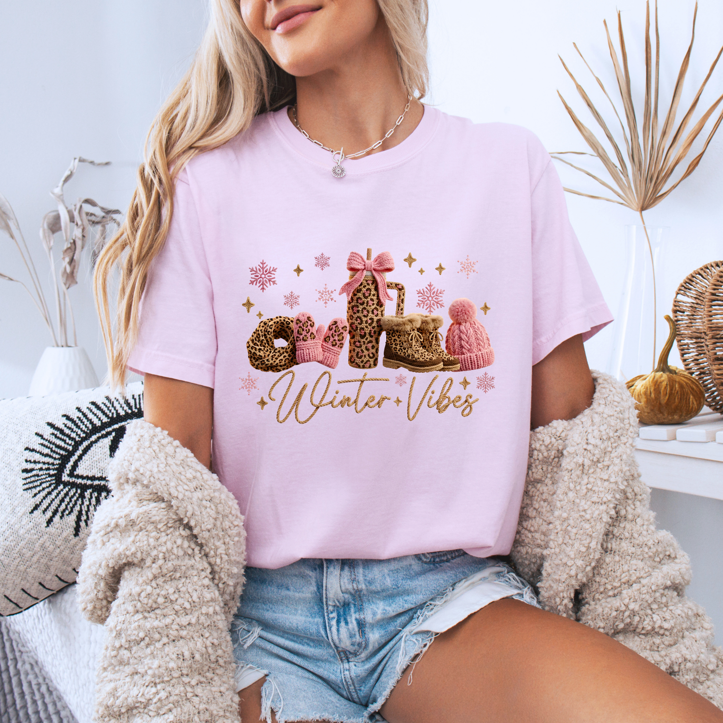 ❄️✨ Winter Vibes ✨❄️ 100% Organic Cotton T-Shirt