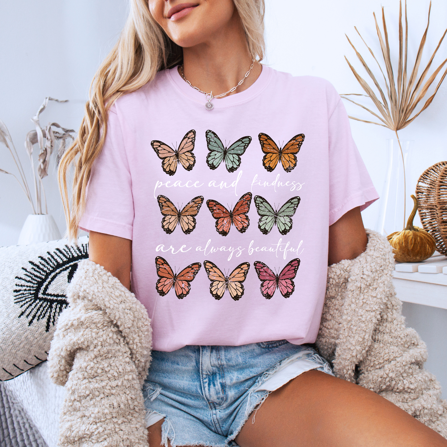 Peace and Kindness Are Always Beautiful T-Shirt 🌸