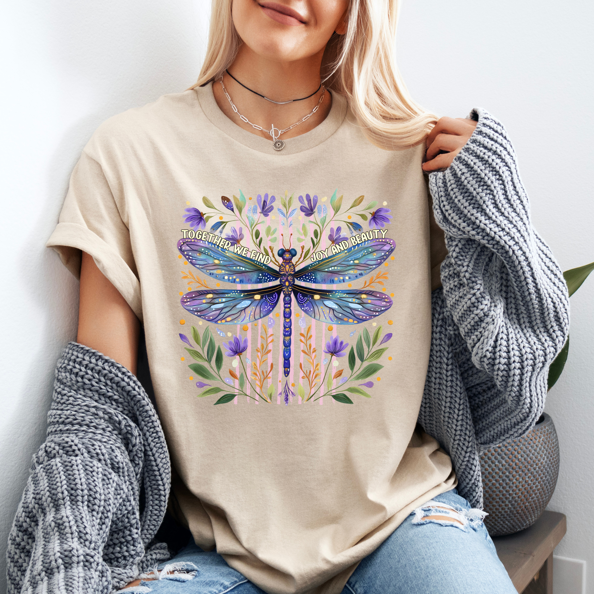 Together we Find Joy T-shirt 100% Organic Cotton