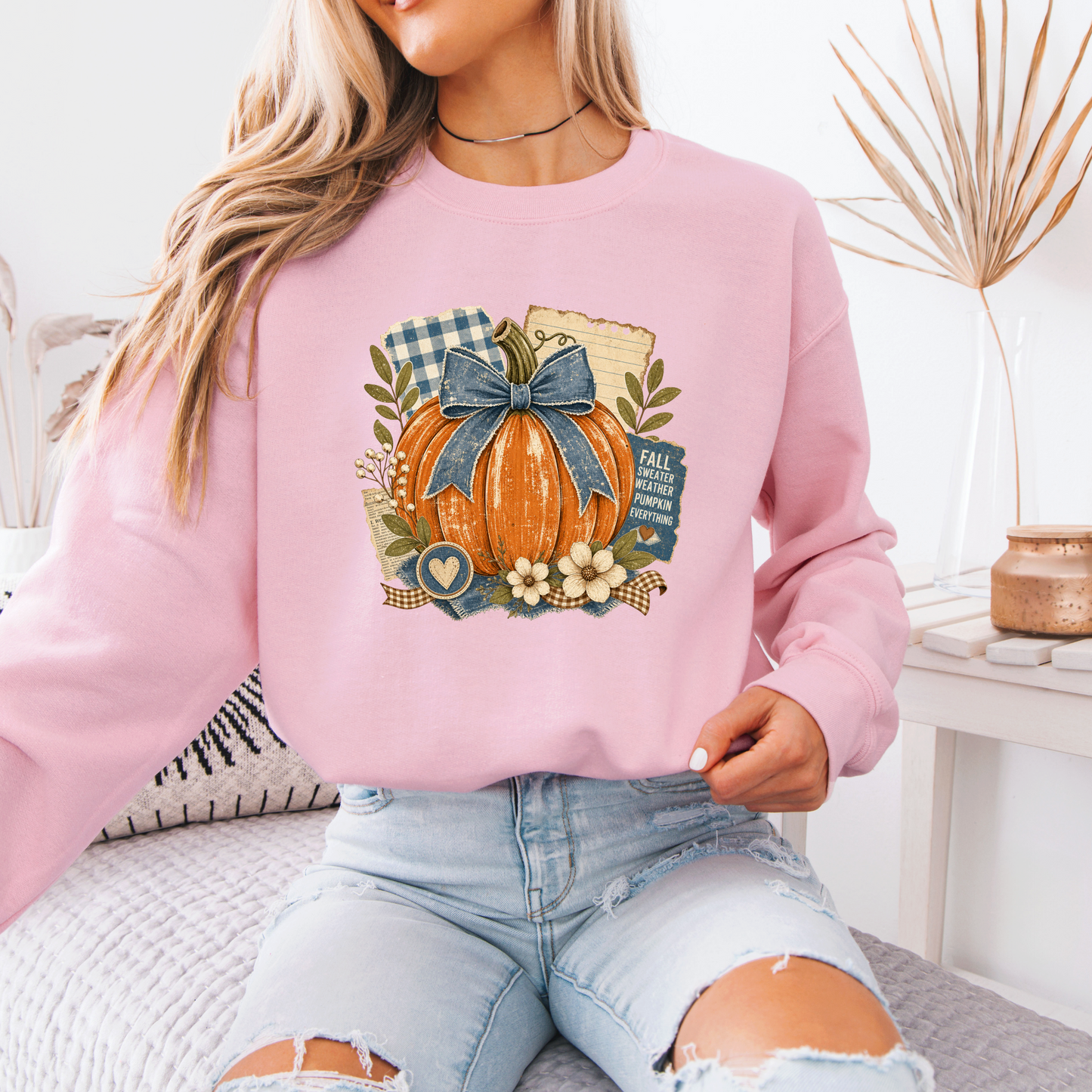 Fall Sweater Weather Pumpkin Sweatshirt 🎃🍂