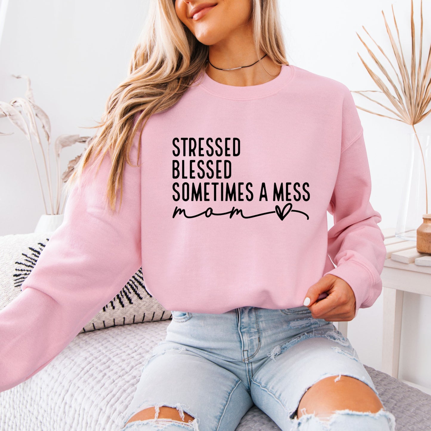 Sometimes a Mess Cotton Sweatshirt