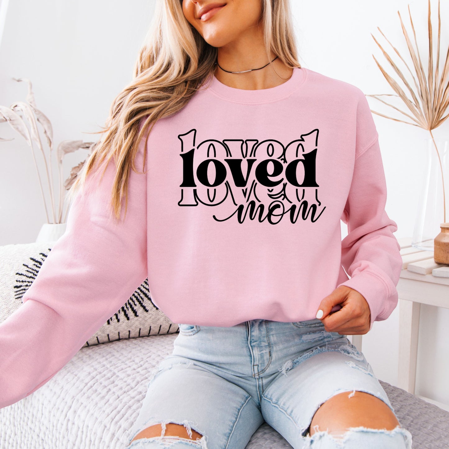 Loved Mum Cotton Sweatshirt